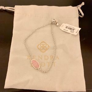 Kendra Scott Elaina Pink Drusy Bracelet